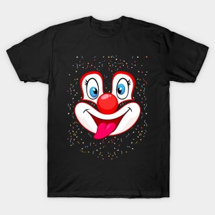 funny clown face T-Shirt